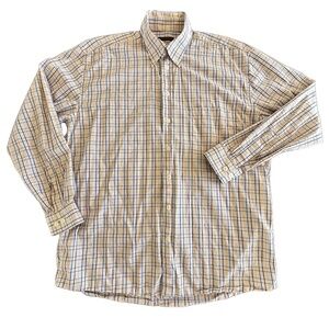 Jack Lipson made in Canada long sleeve button down shirt size Large